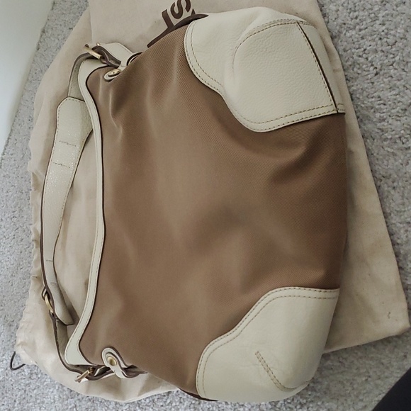 Michael Kors MK est. 1981 canvas and leather shoulder bag - Picture 5 of 9